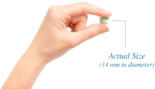 disc implant size relative to fingers