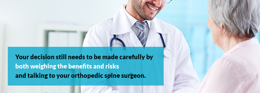 talk to your orthopedic surgeon