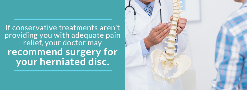 surgery for herniated disc