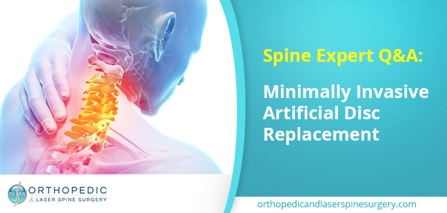 Minimally Invasive Artificial Disc Replacement