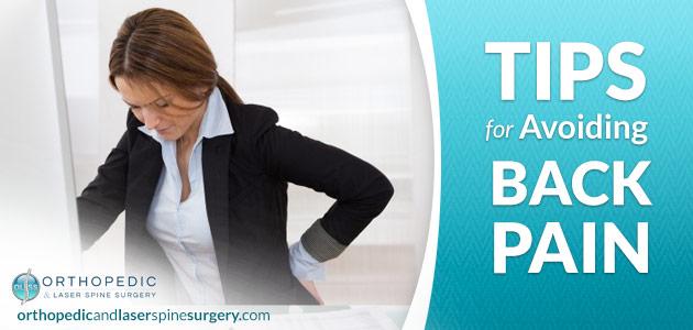 How to Avoid Back Pain
