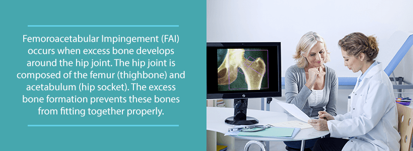 patient with femoroacetabular impingement